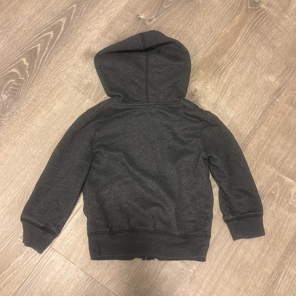 Jumping beans softest fleece gray zipper hoodie size 3T EUC - Picture 3 of 3